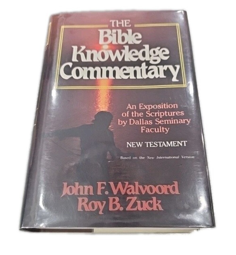 Vtg Bible Knowledge Commentary New Testament Walvoord Zuck Vintage 1983 HC NIV